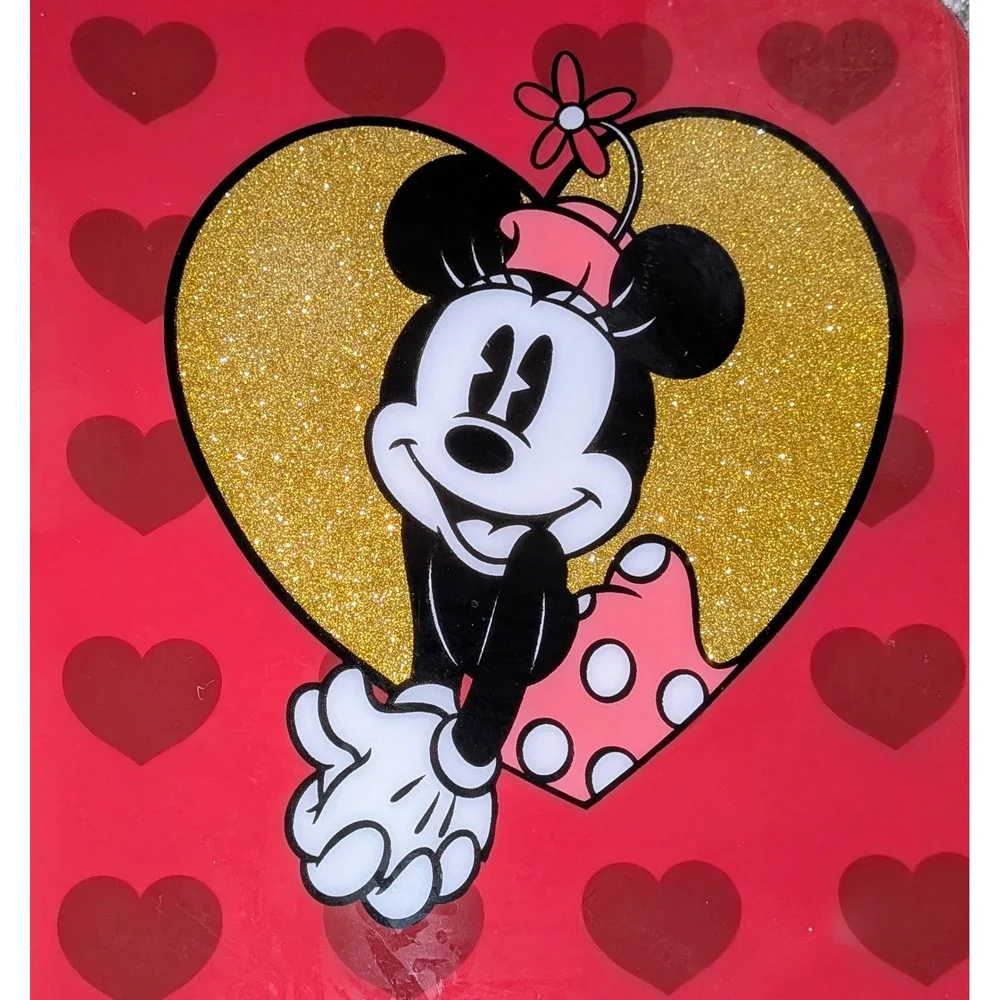 Disney Mickey‎ Minnie Love Placemats Valentine Hearts Cupid Set of 4 13x18 NWT